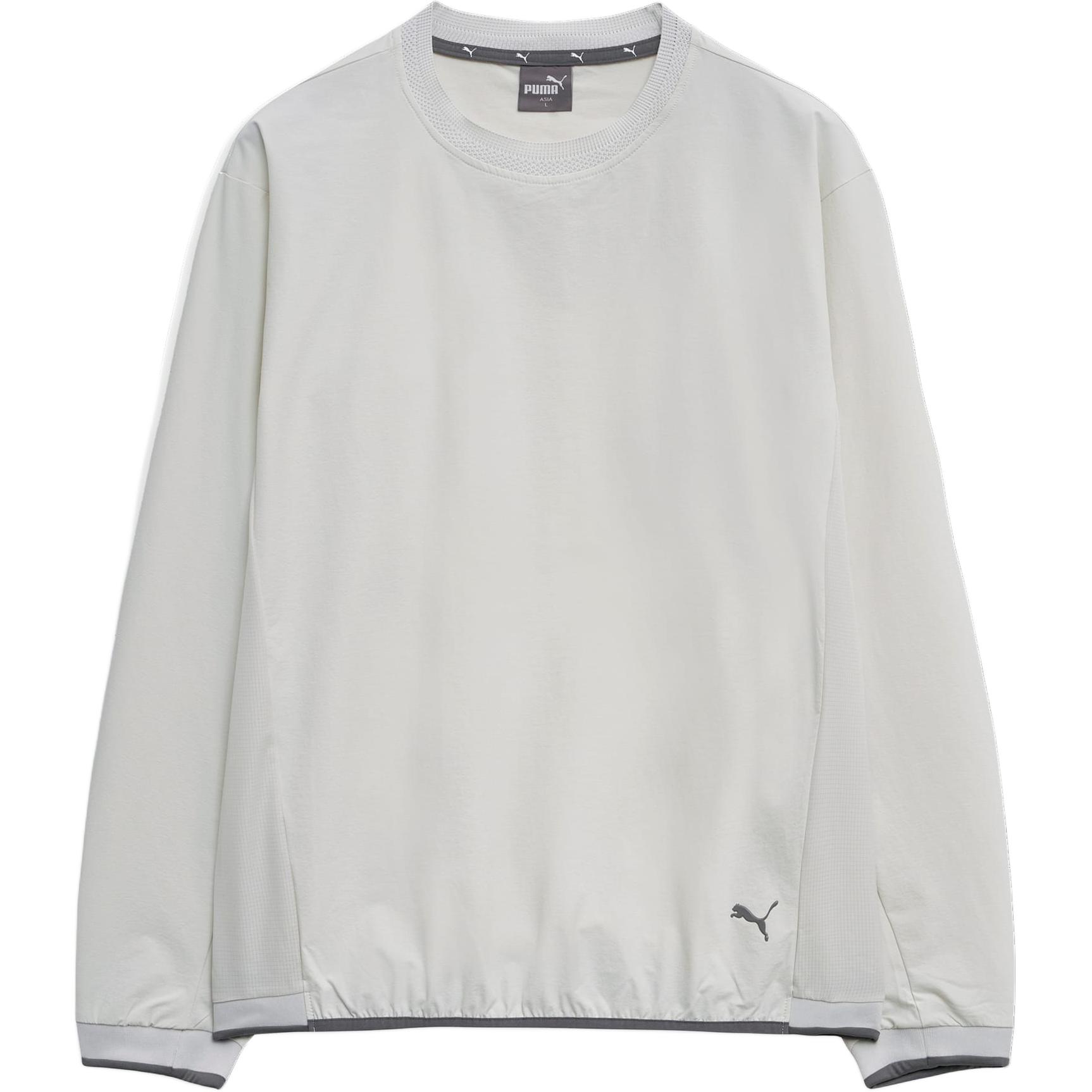 Puma Active Wear M Aw Pa Wv Свитшот Мужской Свитшот Паровой-Серый 940935-03 XXL