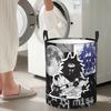Miss Circle Game Foldable Laundry Baskets Dirty Clothes Toys Storage Basket Large Waterproof Hamper