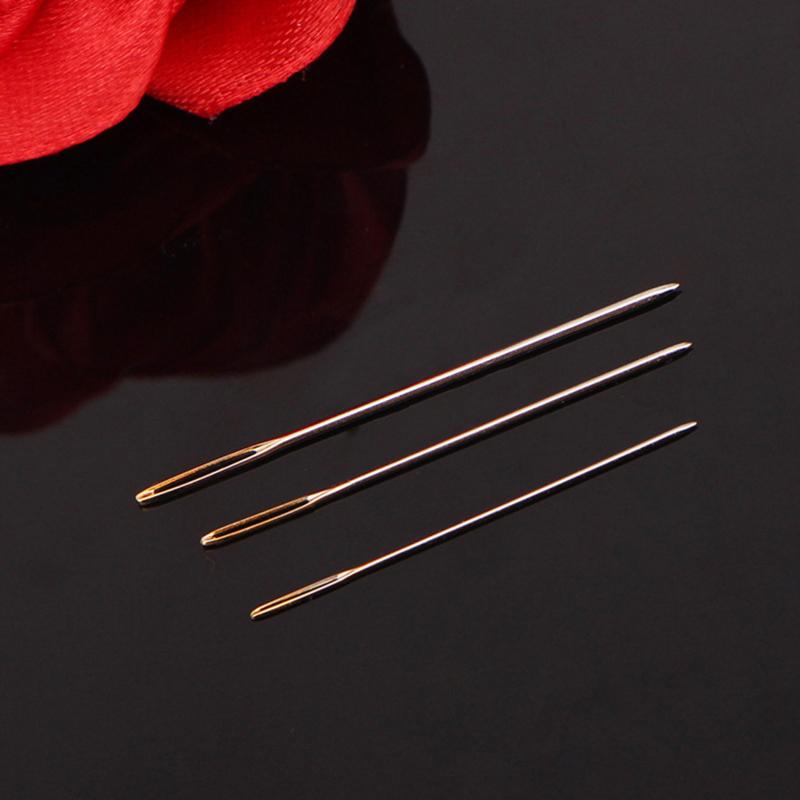 30pcs Cross Stitch Needles Gold Tail Needle Blunt Embroidery Needle Cross Stitch Needlework Tools High Quality Protable