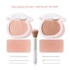 Novo Single-Color Blush 2025 New Popular Low-Saturation Color Palette Korean Style Sun-Kissed Glow for Women Brightening and Contouring Palette