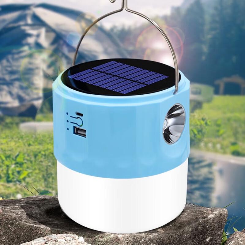 Rechargeable LED Solar Camping Bulb Light