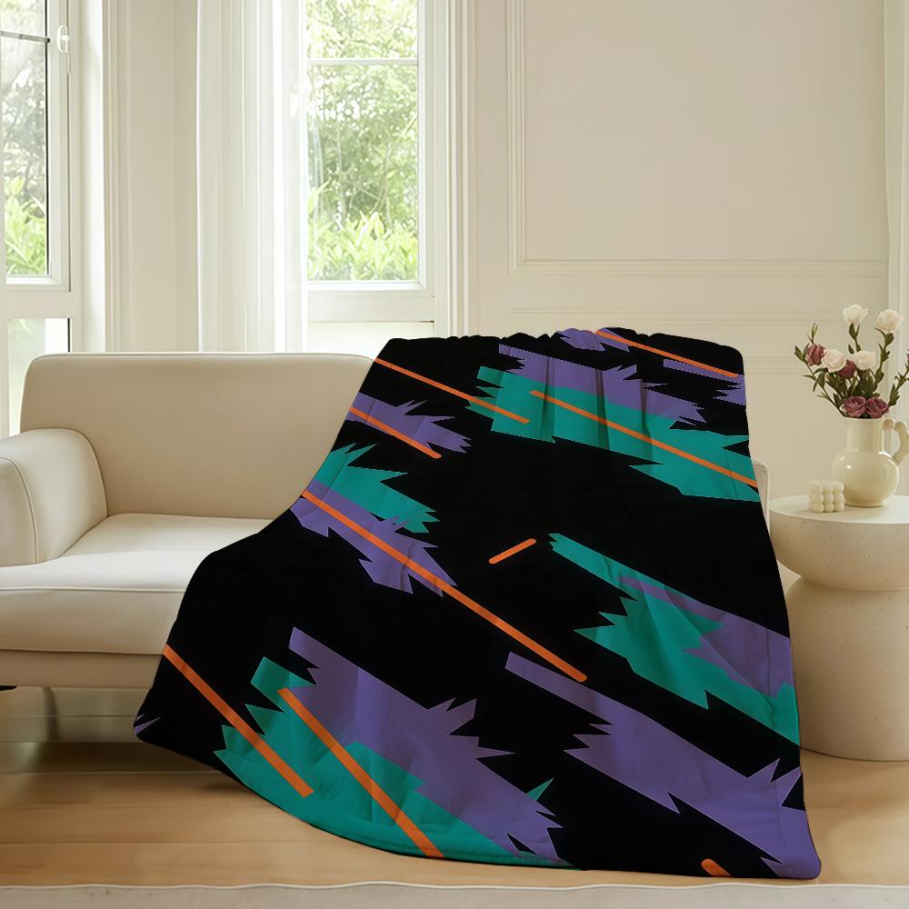 Fashion Print H HKS Blanket For Sofa Office Bed Plane Travel Sleep Read Relax Camping Soft And Warm