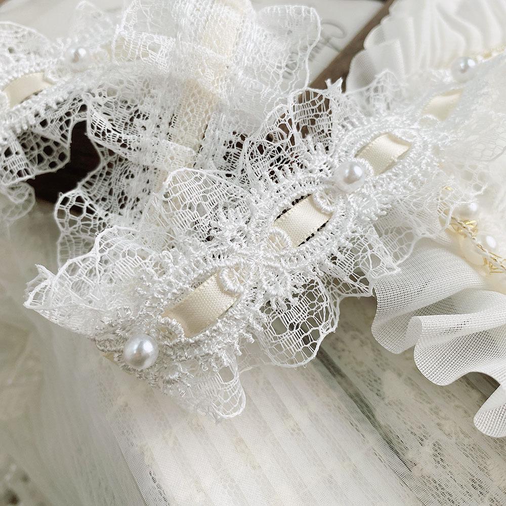 1 Yard Lolita Lace Bow Pleated Ribbon Lace DIY Clothing Accessories Curtains Home Decoration Accessories 4cm Wide