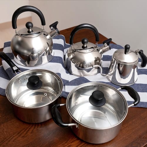 Bestco 18cm Casserole Pot, Stainless Steel, Induction and Gas Compatible, NQ-0205, Edel