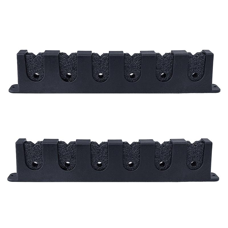 Portable Fishing Rod Rack Fishing Rod Storage Holder Wall Mount for Garage Carps Cabin Basement Holds 6/4/3 Fishing Rod