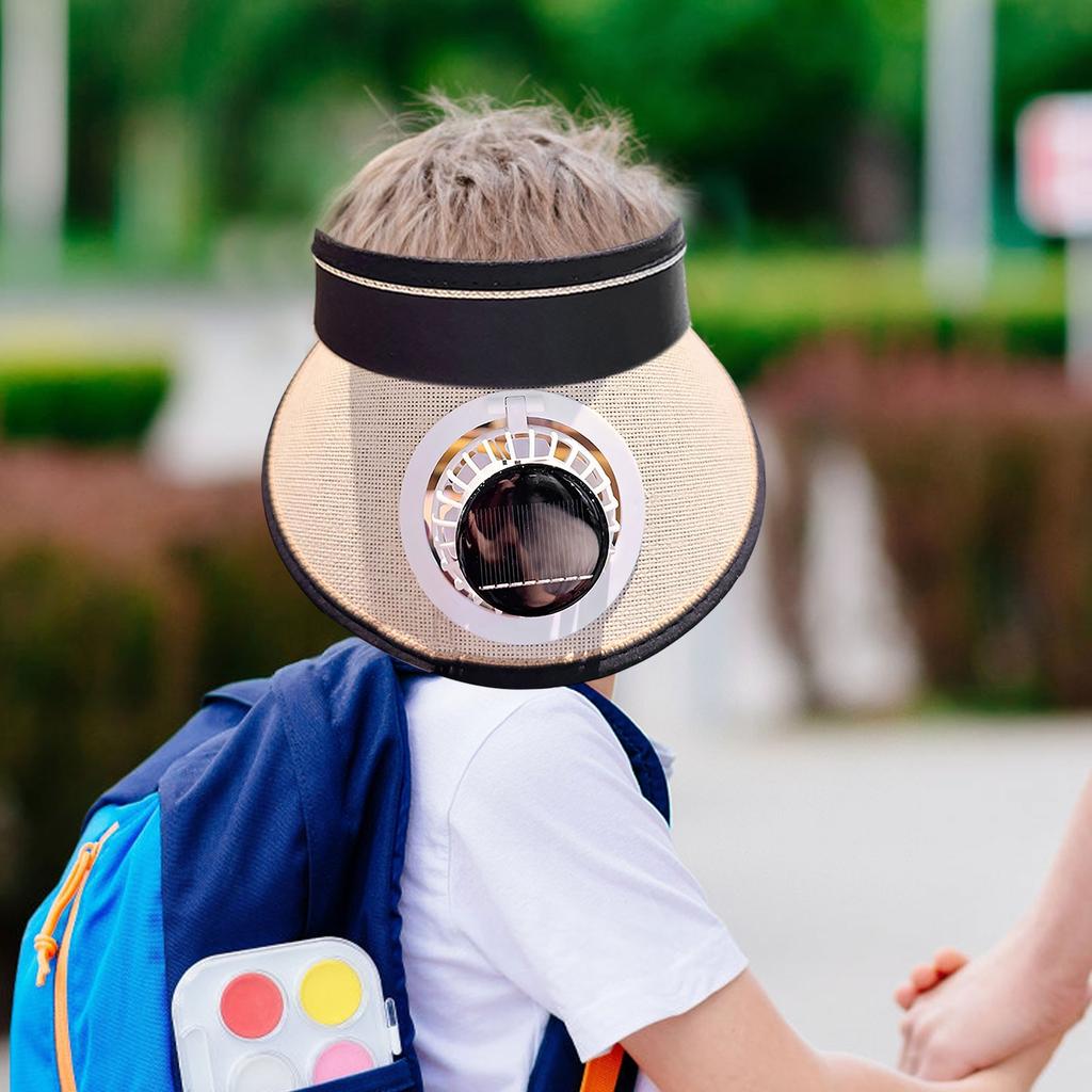 Sun Hat Fan Cap, Combining Sun And Functions/Invisible Fan Black Technology/Long Battery Life/Lightweight And Portable