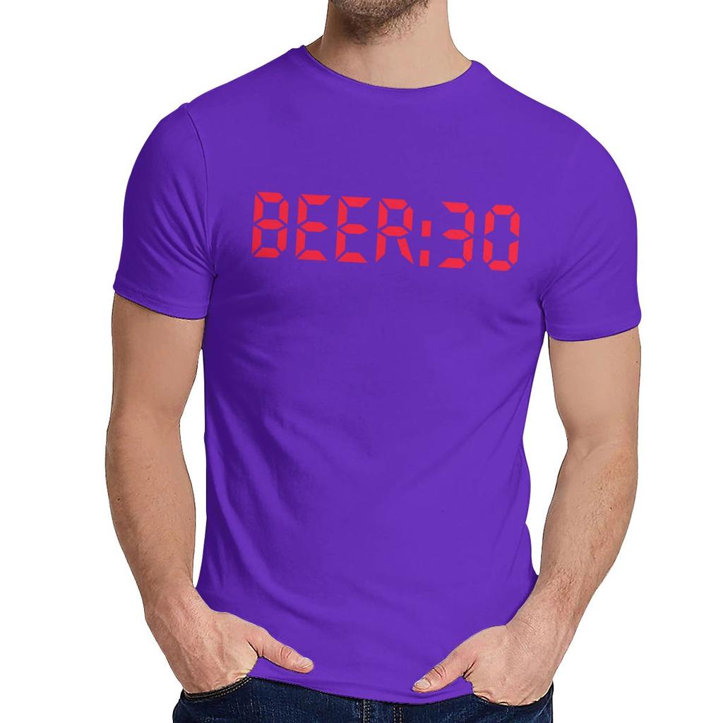 Quality Cotton Beer Oclock T Shirt Unisex Unique Design Nice Classic Round Neck Camiseta