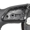 Suitable for A4 B8 A3 8V A4 A5 A7 Q3 Q5 Q7 Black Stitching All Leather Perforated Flat Bottomed Steering Whee