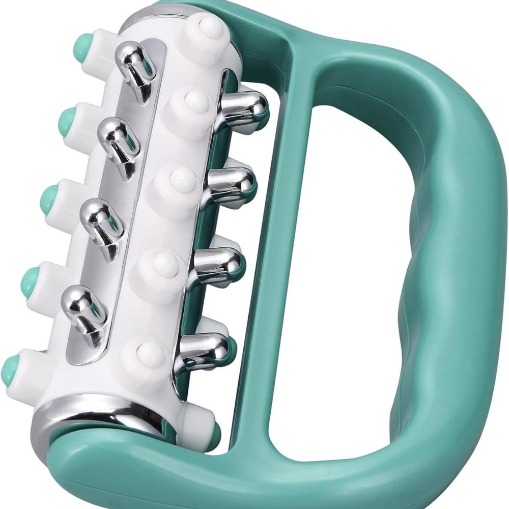 

Lymphatic Drainage Massage Tool, Body Scraper for Neck Shoulders Thighs Legs Back Relief, Cellulite Roller Green