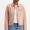 Casaco Jeans Cor Sólida Levis Casacos Femininos Rosa 29945-0139