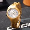 Vintage Steampunk Quartz Watch With Plastic Strap For Unisex Fashion Accessory