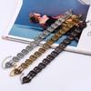 Vintage European Alloy Short Necklace With Geometric Design For Men And Women