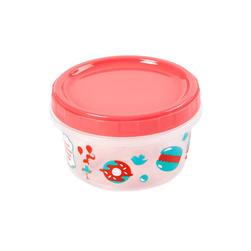 250500Ml Bento Box Children Plastic Cartoon Cute Lunch Box Outdoor Food Storage Container Kids Student Microwave Lunch Box Utensils 250MLLow Style красный 584₽
