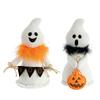 Soft Velvets Ghosters Figurine 27cm Height Safe Smooth Edged Holiday Desk Ornament Family Friendly Indoor Halloweens Display