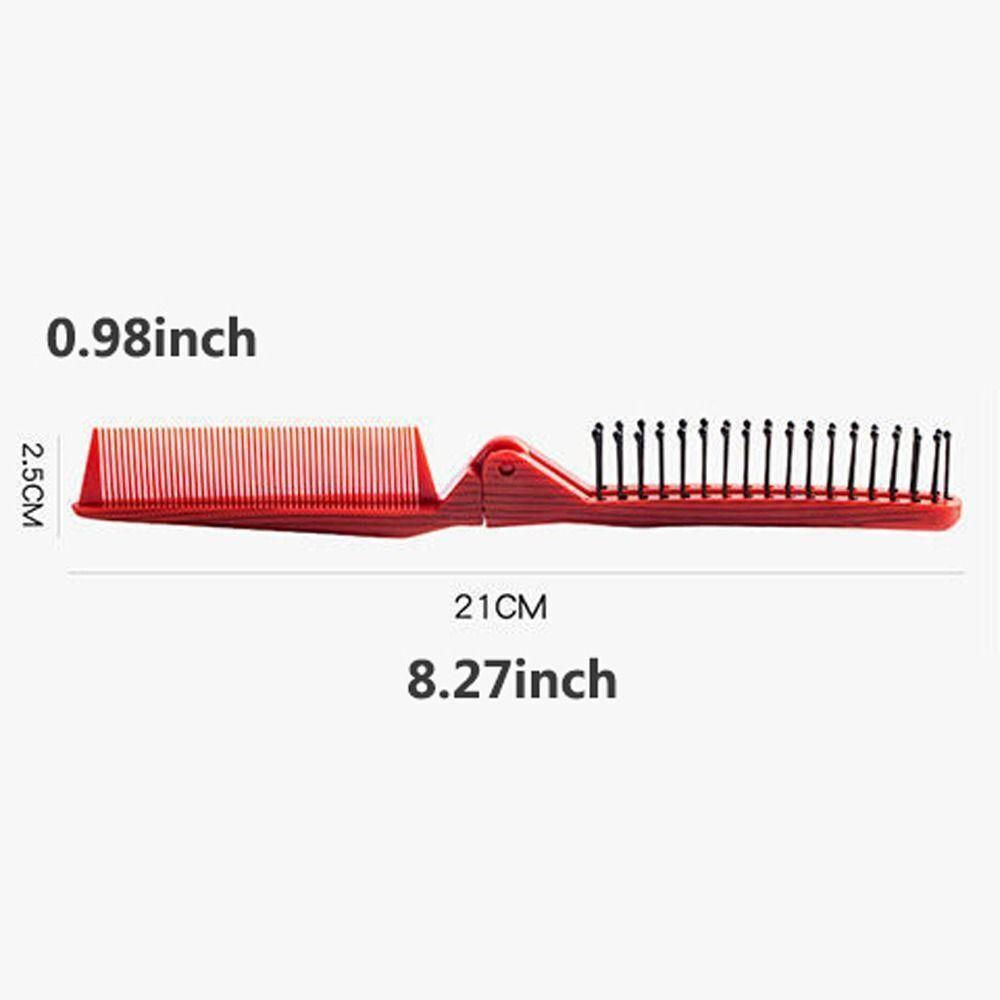 Plastic Foldable Hair Comb Styling Tools Hair Massage Comb Portable Folding Comb