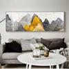 Abstract Landscape Mountains and Birds Oil Painting On Canvas Posters and Prints Wall Art Picture for Living Room Decor No Frame