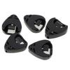 5Pcs Heart-Shaped Guitar Pick Holder Plastic Picks Case for Electric Acoustic Bass Ukulele Self Adhesive Triangle Shape Music Accessories