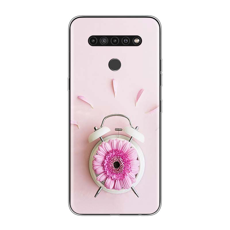 Flor de Helado Para LG V60 V50S V50 G8X G8S G8 G7 ThinQ 5G K61 K51S K41S K30 K20 Q60 Q9 Funda Suave para Teléfono