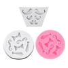 Bowtie Mustache Silicone Molds Nonstick Fondant Cake Molds Cake Decorating Tool for Truffles Cheesecakes Easy To Clean
