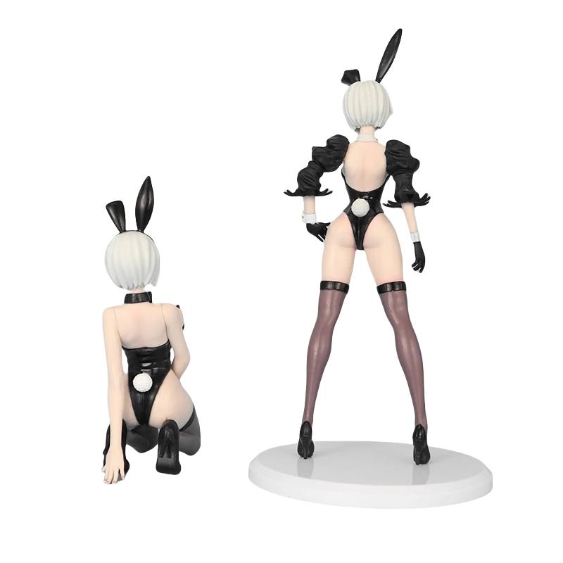14-23cm NieR: Automata 2B Bunny Ver. Action Figure Anime Collectible PVC Model Toys Statue Doll Desktop Decoration Adults Gift