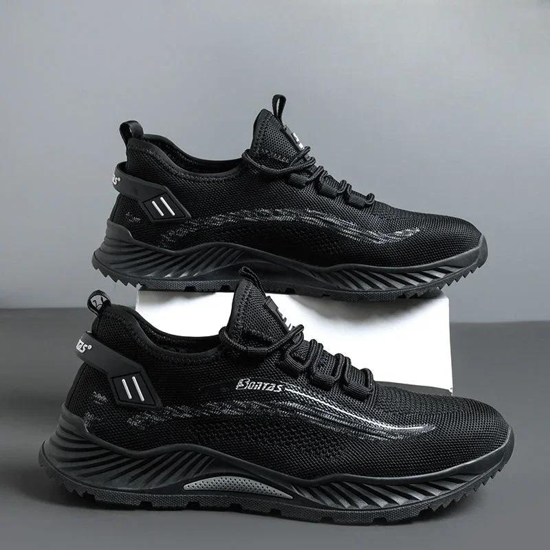 Fashion Men's Casual Sneakers Comfortable Male Shoes Lightweight Breathable Without Leather On Clearance Cheap Liquidation Size 9 Sale