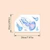 Jellyfish Wall Decal Glow in the Dark Removable Self-Adhesive Sticker Waterproof Toilet Decor DIY Bathroom Kids Room Accessories
