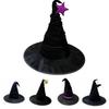 Star Wizard Cap Foldable Halloween Cap Prop Ornament Halloween Witch Hat  Children