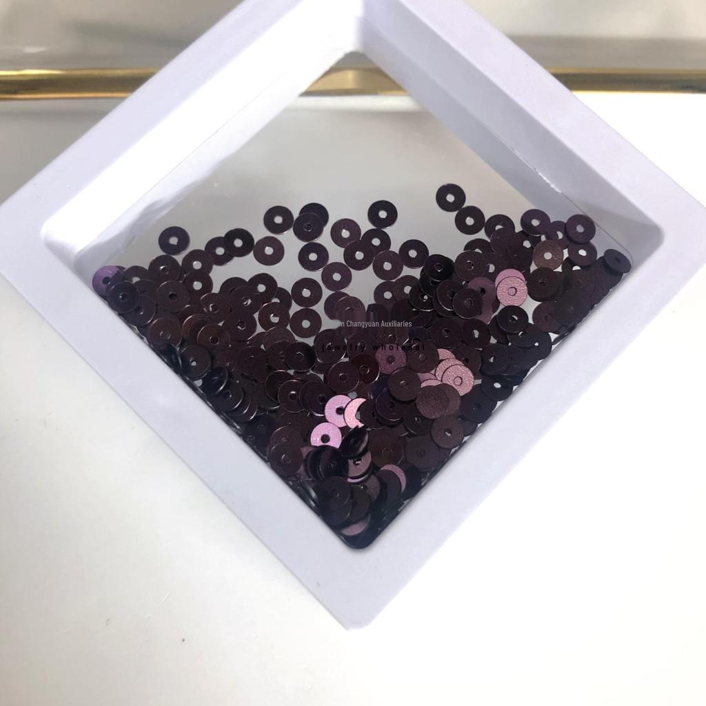 4mm mittelloch bunte Pailletten für DIY-Bastelarbeiten und Bekleidungszubehör