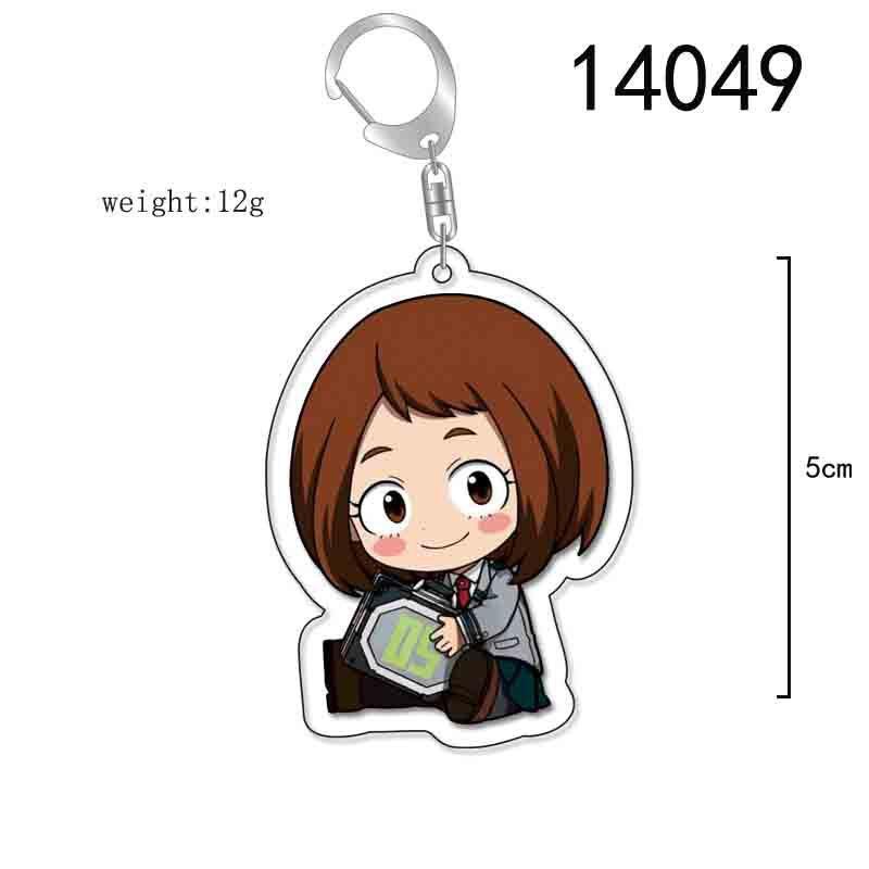 My Hero Academia Green Valley Bakugo ShingujiAll Might Rei Rikka New Cute Cartoon Pattern Decorative Pendant Acrylic Keychain