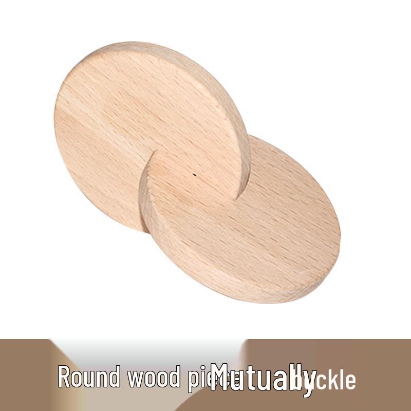 Infant Soothing Wooden Rattle Toy Set: Hand-Shaking Bell, Cage, and Baby Grip Car