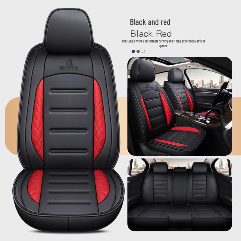 All-Season Universal Leather Car Seat Cushion Cover