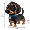Honey Chestnut-Nanoblock-My Pet # BA Big Dachshund Buddy BA, beliebtes koreanisches Spielzeug