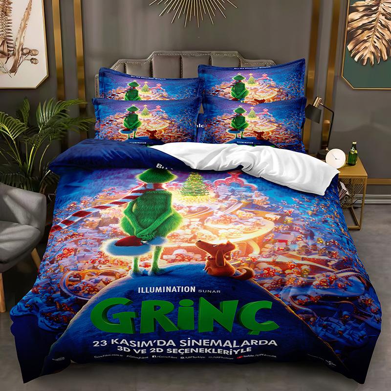 Fashion Technology Printing, 3D Digital Printing, Bedding, Duvet Covers, Pillowcases, Three-piece Sets