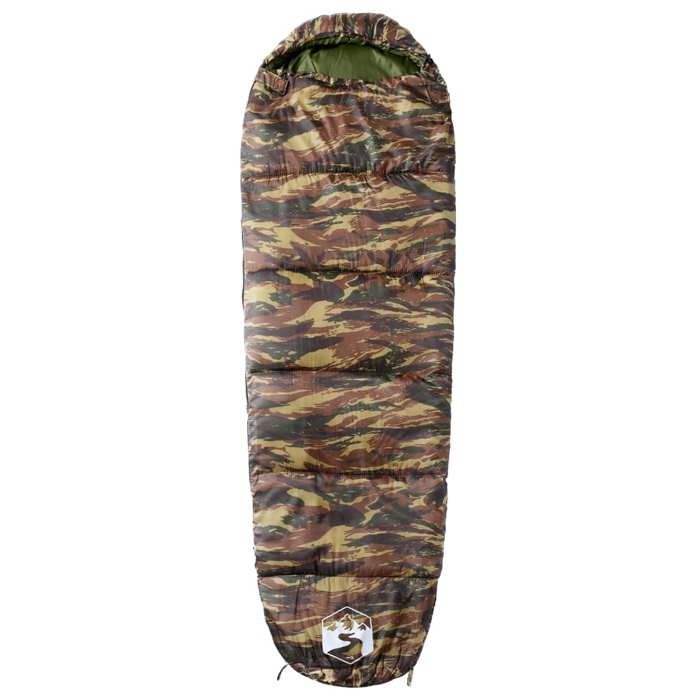 VidaXL Sacco a Pelo Mummia da Campeggio per Adulti 3 Stagioni, sacco a pelo da campeggio, sacco a pelo per adulti, sacco a 94493