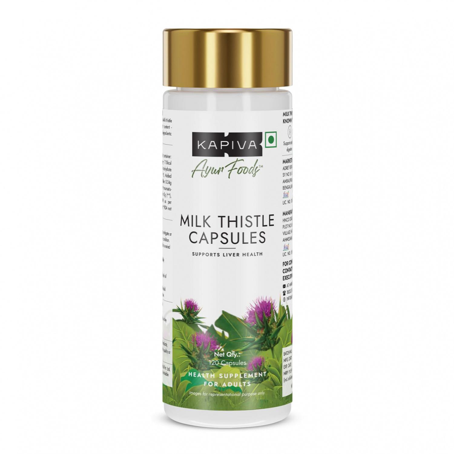 

milk thistle (120 cap), Milk Thistle, Kapiva