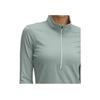 Under Armour Qualifier Fashionable Comfortable Running Slim Fit Long Sleeve T-Shirt Women Tops Lime-Green 1379349-348