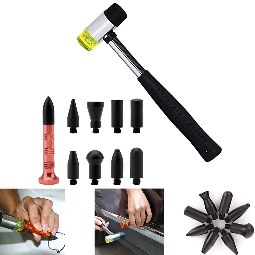 Professional Automotive Paintless Dent Removal Tools Door Dings Removal Crowbar Kit for Hail Damage Repair Rods Tools