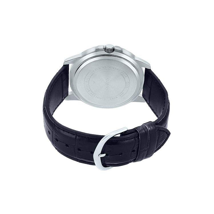 Casio Standard Series Waterproof Business Quartz Movement Leather Strap Watch Men watches Black MTP-VD01L-1EVUDF