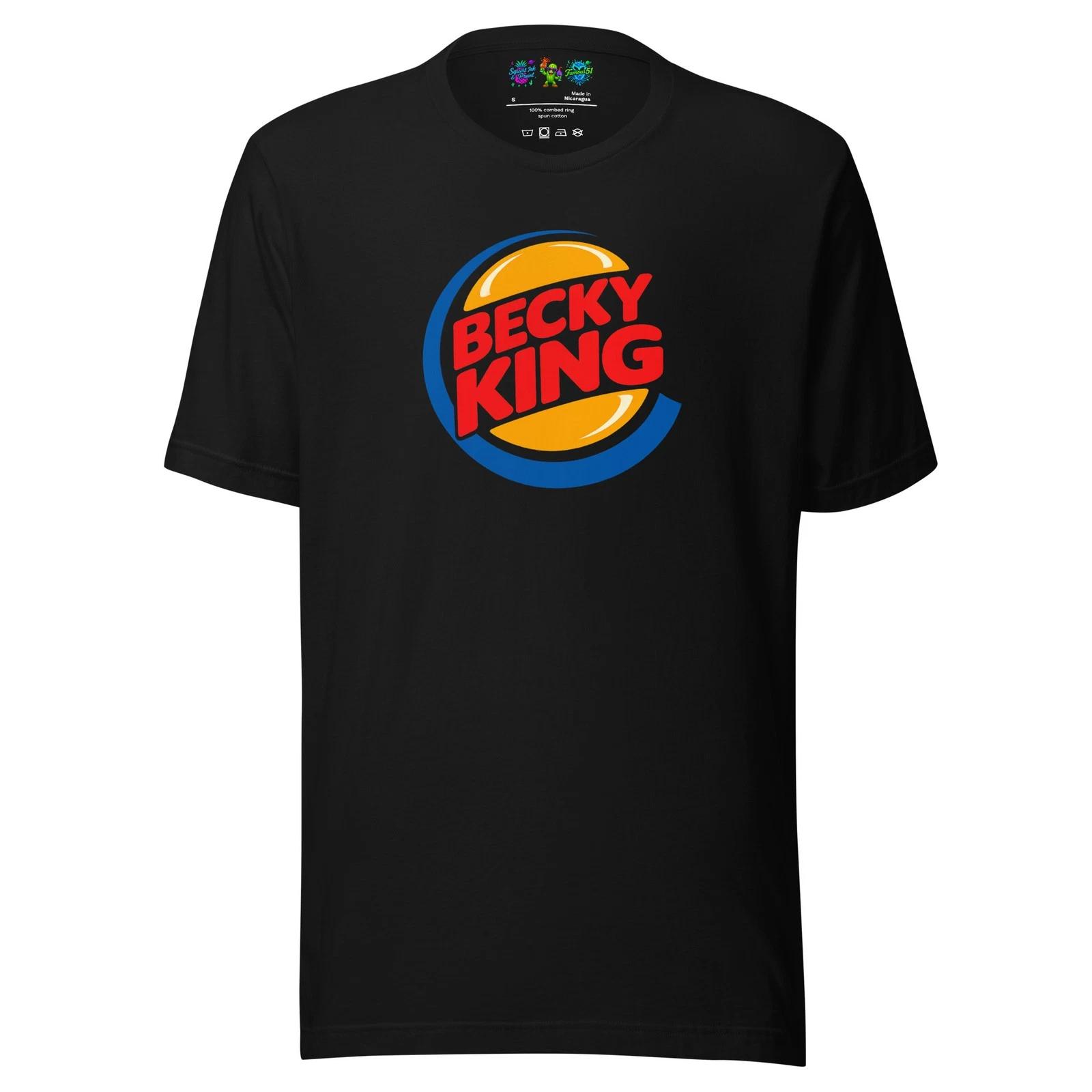 Greasy Greatness | Becky King Funny T Shirt | Famous 51 & Premium XL