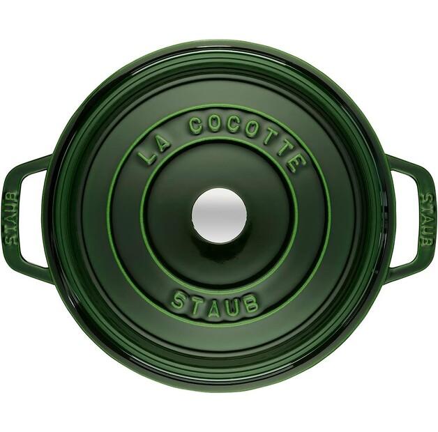 Cocotte Zwilling Staub, Round, 24 Cm, Basil Green, 3.8 L (40509-356-0)