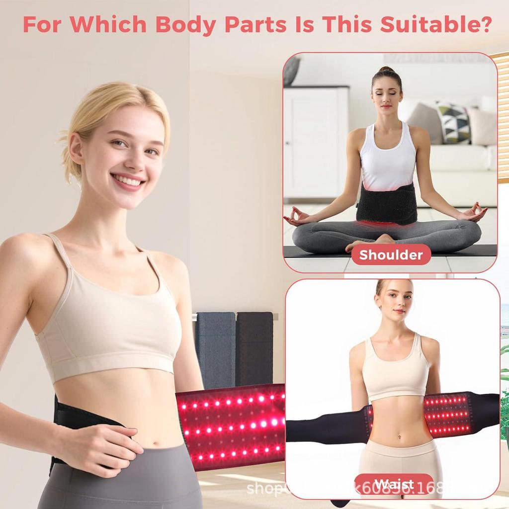 Red Light Infrared Therapy Waist Belt for Back Pain Relief