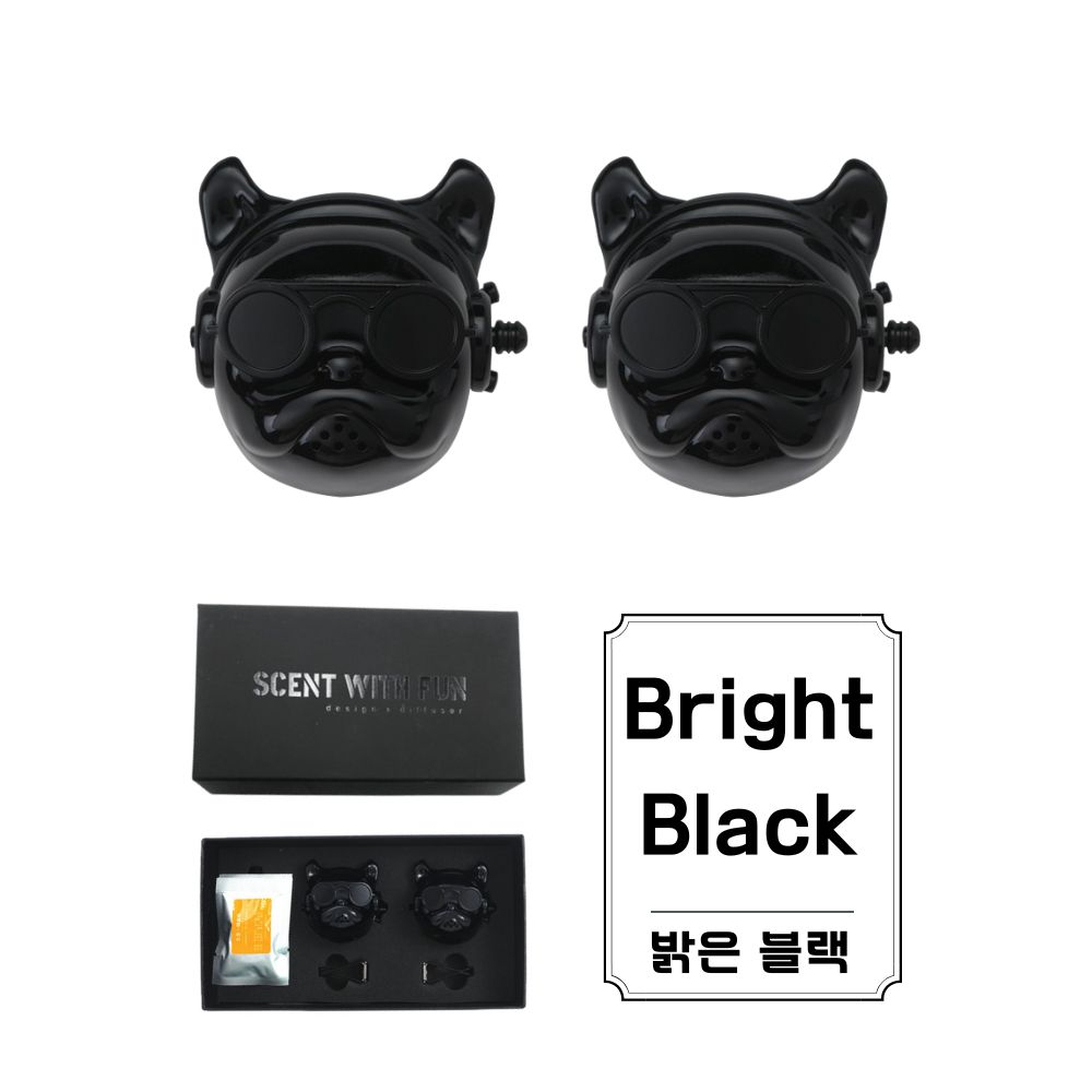 Car Bulldog Refill Airvent Outlet Solid Interior Vehicle Decoration Car Tuyere Interior Accessories