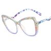 Anti Blue Reading New Rays Oversized Feline Spectacles Eye Ladies Stylish Woman Transparent For Presbyopic Clear Cat's Eyewear Prescription