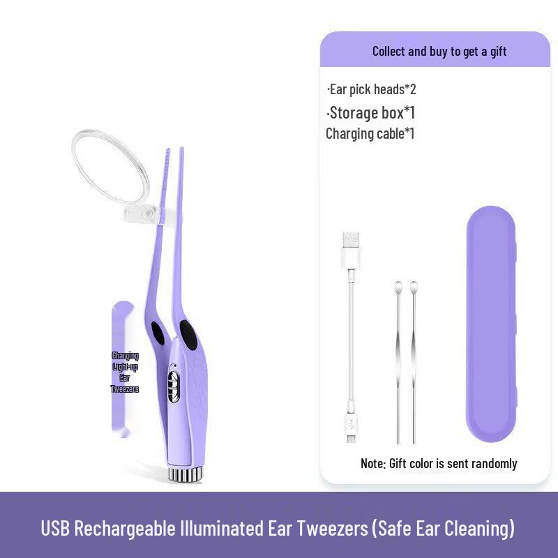 Luminous Silicone Ear Pick Set
