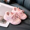 1-5 year old baby sports shoes boys and girls shoes mesh breathable 2025 autumn new soft-soled children's dad shoes