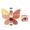 DayaEmmoTQ Butterfly Eyeshadow Commuter Eyeshadow Palette Waterproof Mini Eyeshadow Palette 6 Colors Everyday Butterfly Eyeshadow - Long-lasting