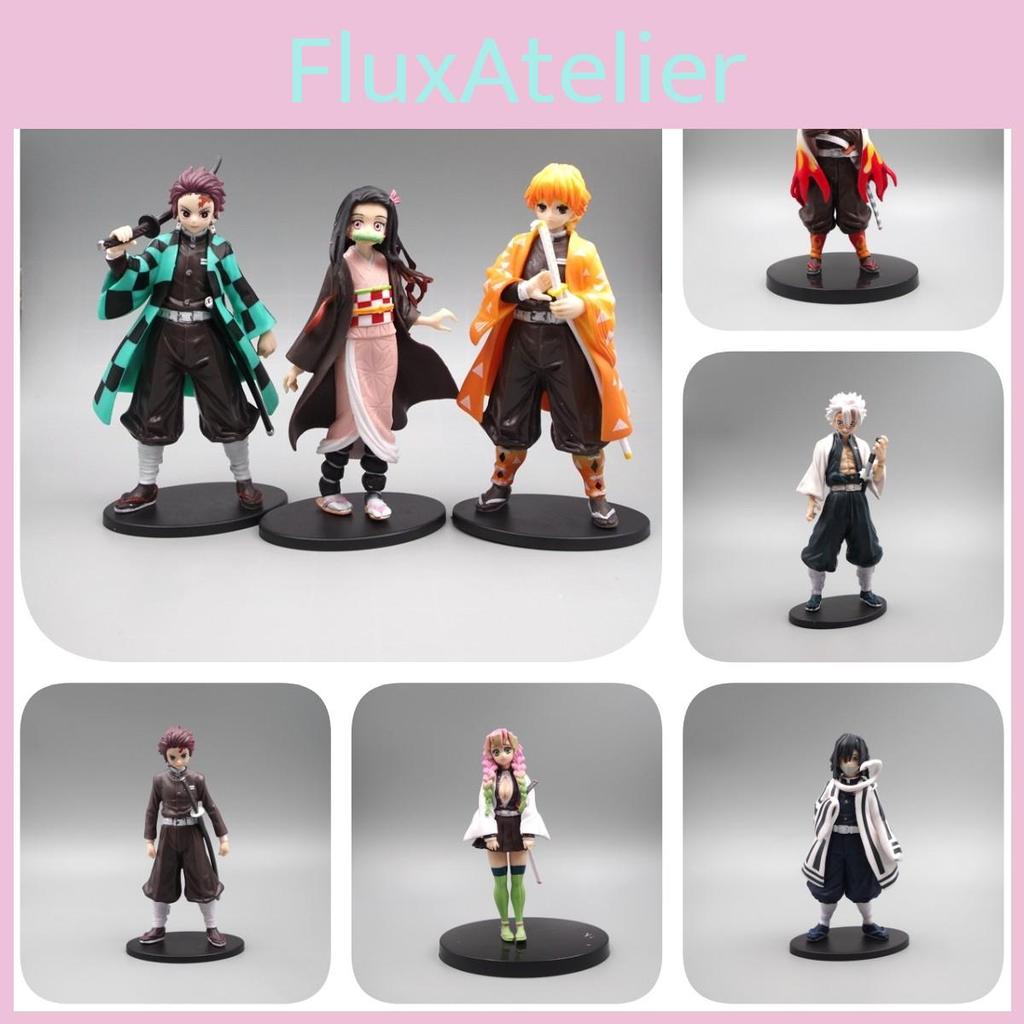 Highquality Pvc Demon Slayer Action Figures Collection Including Mitsuri Muichiro Tengen Kyojuro Obanai Kanao Sanemi Elegant Decorations