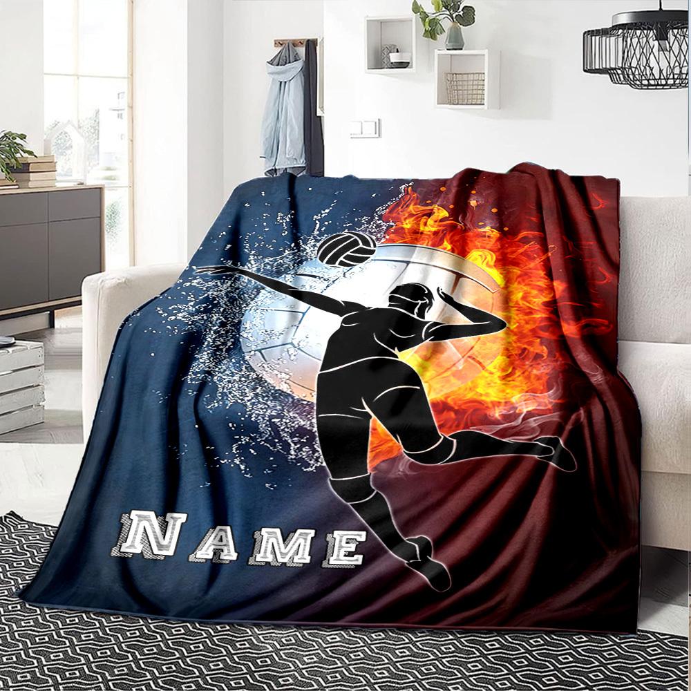Water Polo Home Customize Your Name Blankets Comfortable Soft Lightweight Multiseason Blanket For Picnics Sofas Offices Beds Living Rooms Perfect Gift