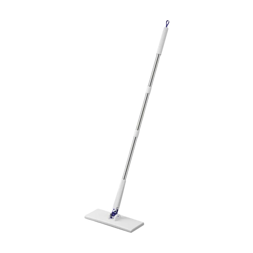 Mop Convenient Cloth Changing Mop With Hands-Free Cloth Release, No Touching Snaps Grip Mops For Wet & Dry Cleaning, Lightweight Snaps For Corners