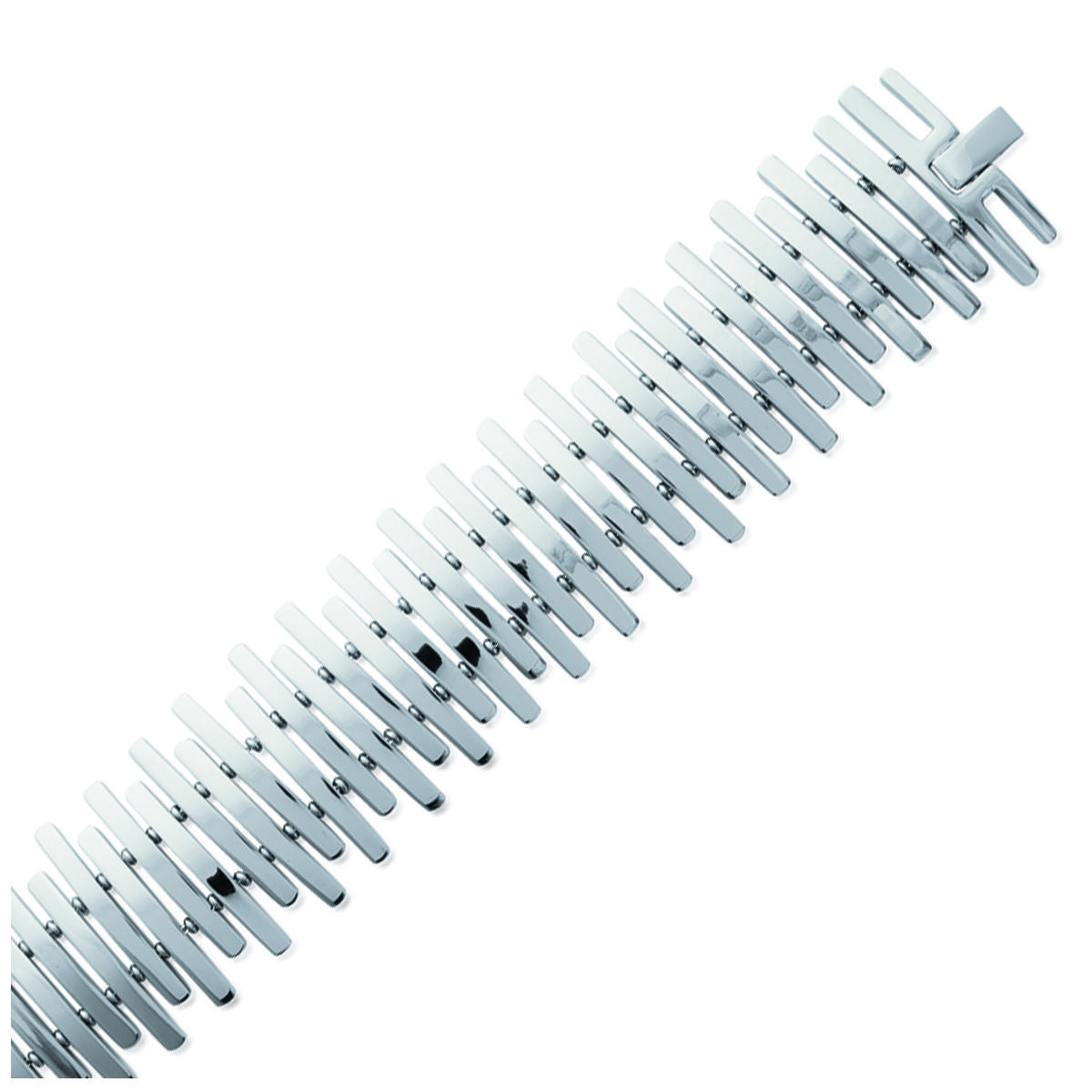 

Les Trésors De Lily [I9105] - Серебряный стальной браслет Хореография - 19 см 3 см